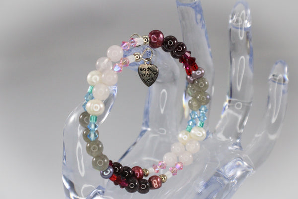 Physical Health Element Memory Wire Bracelet