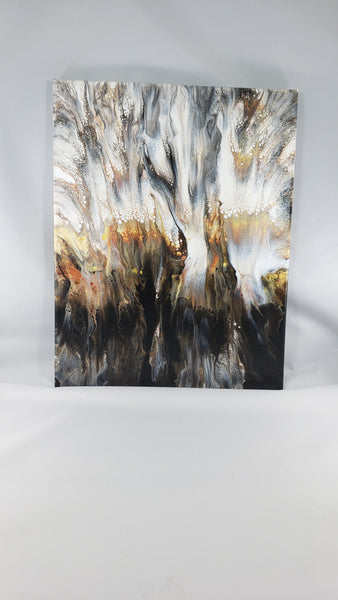 Rare Earth- Acrylic Pour on Canvas
