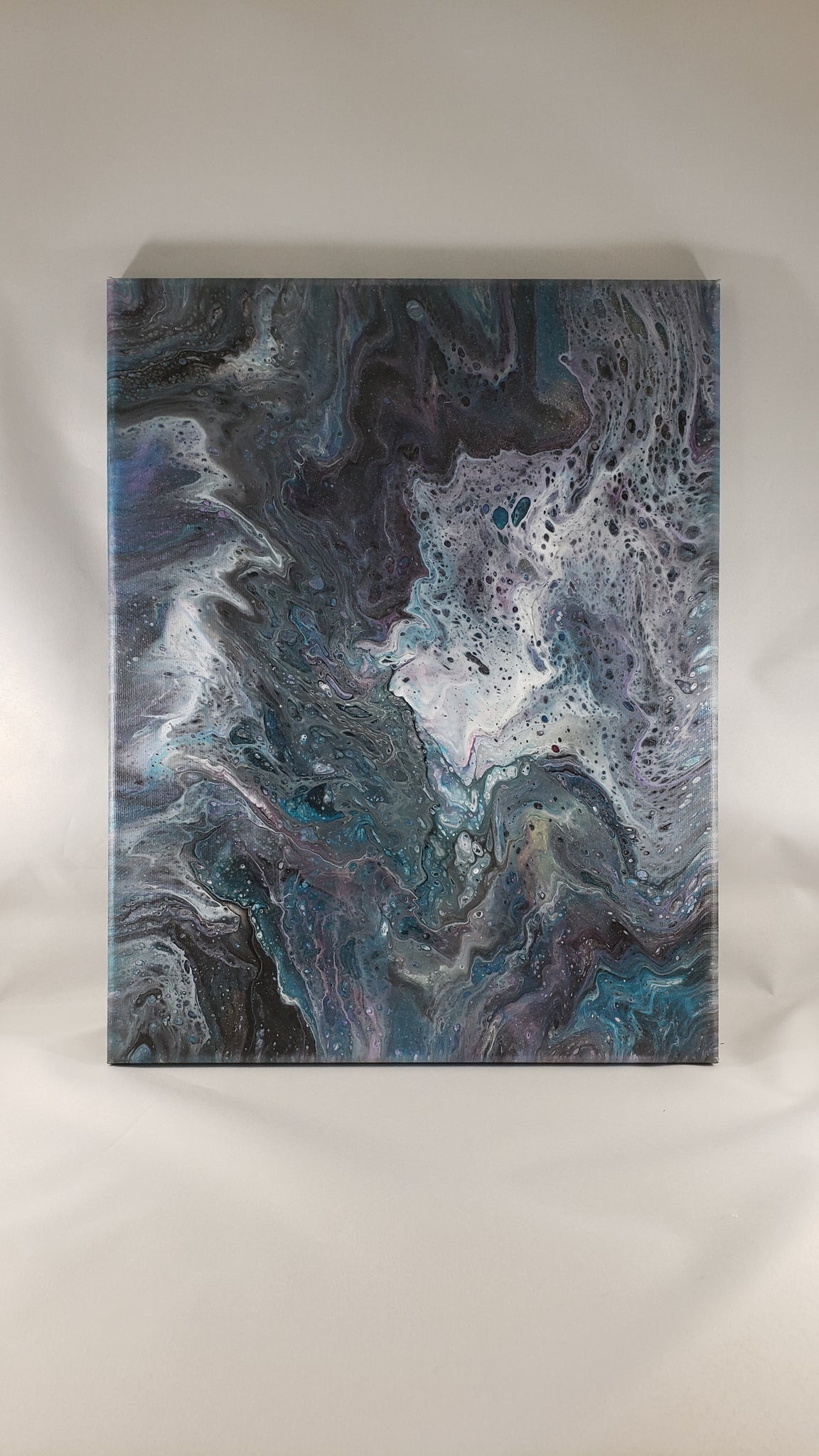 Ethereal Lavender-  Acrylic Pour on Canvas