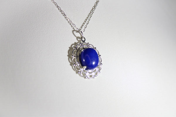 Blue Lapis Howlite Necklace
