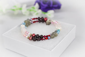 Physical Health Element Memory Wire Bracelet